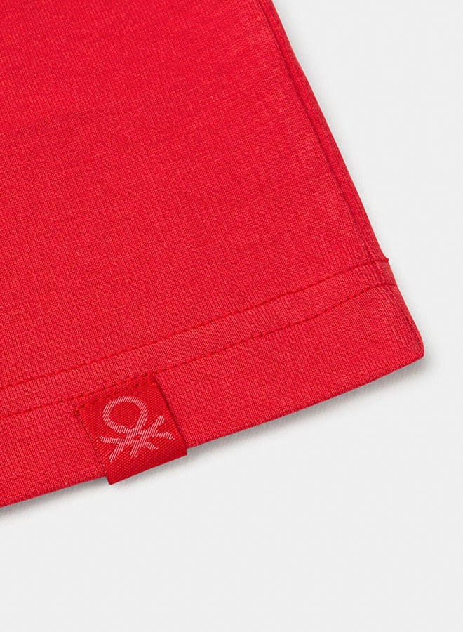 بينيتون أولاد تي شيرت بأكمام قصيرة قطن - Image 3