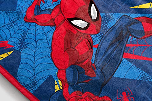 Jay franco Marvel Spiderman Off The Wall Throw Blanket - Measures 46 x 60 inches, Kids Bedding - Fade Resistant Super Soft Fleece (Official Marvel Product) - Image 3