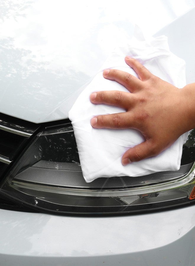 Arkwright, LLC Arkwright Multipurpose Shop Towels - (Bulk Pack of 50) Absorbent & Quick Drying 100% Cotton Cleaning Shop Rags for Mechanic, Automotive, Restaurant, and Housekeeping, 12x14 in, White - Image 3
