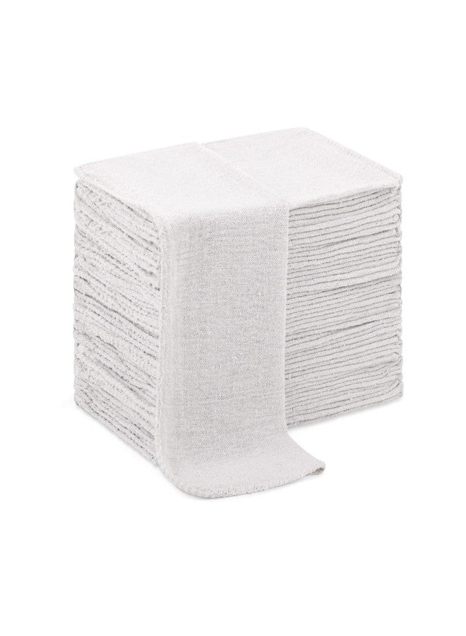 Arkwright, LLC Arkwright Multipurpose Shop Towels - (Bulk Pack of 50) Absorbent & Quick Drying 100% Cotton Cleaning Shop Rags for Mechanic, Automotive, Restaurant, and Housekeeping, 12x14 in, White - Image 1