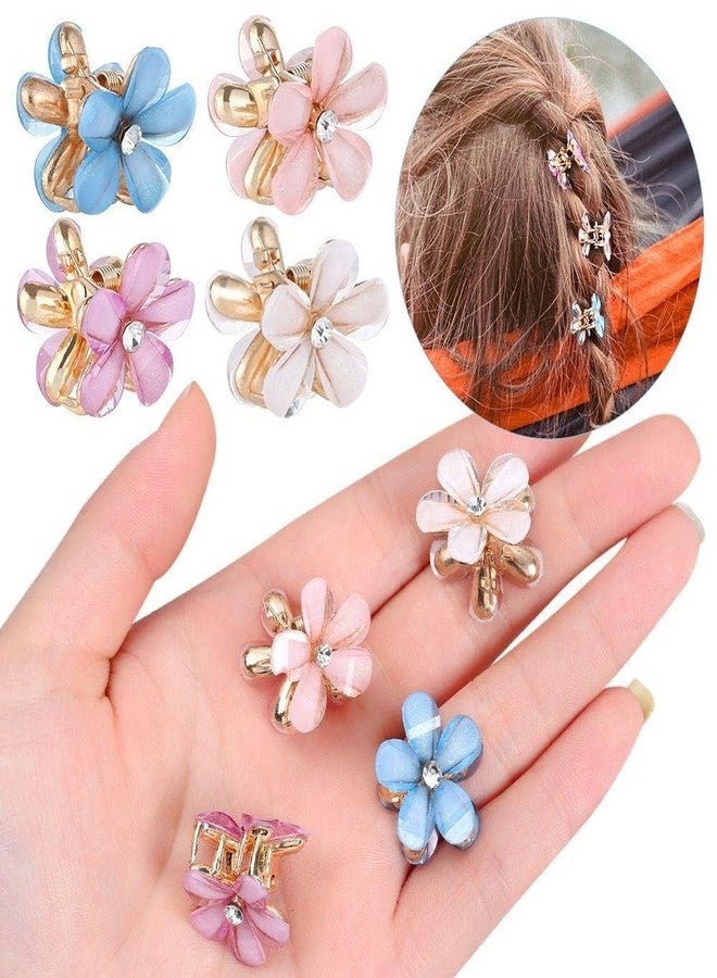 WECROO Hair Claw Clip, BetterJonny Pearl Hair Barrettes Flower Pins Clips with Daisy Flower Design Sweet Cute Bangs Hair Barrettes Hair Accessories for Women Girls (Multicolor, Pack of 6) - Image 3