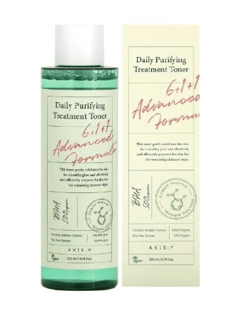 AXIS-Y Daily Purifying Treatment Toner - For Oily Skin | Toner for Acne | Korean Skincare- 200ml