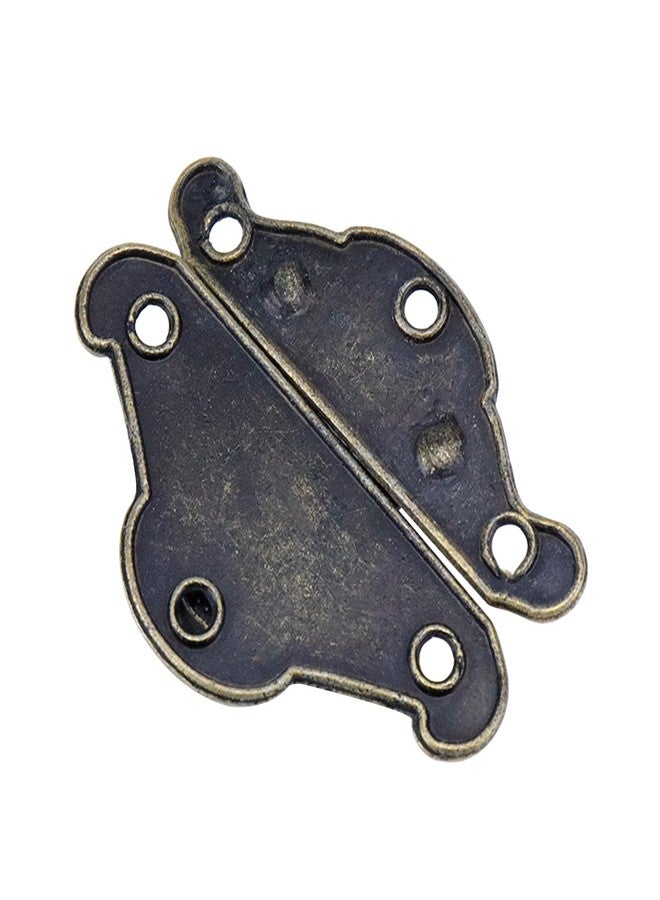 Mcredy Vintage Latch Hasp,Small Size Jewelry Box Antique Buckle Wooden Box Latch Retro Decorative Hasp Latch Buckle,Pack of 5 - Image 4