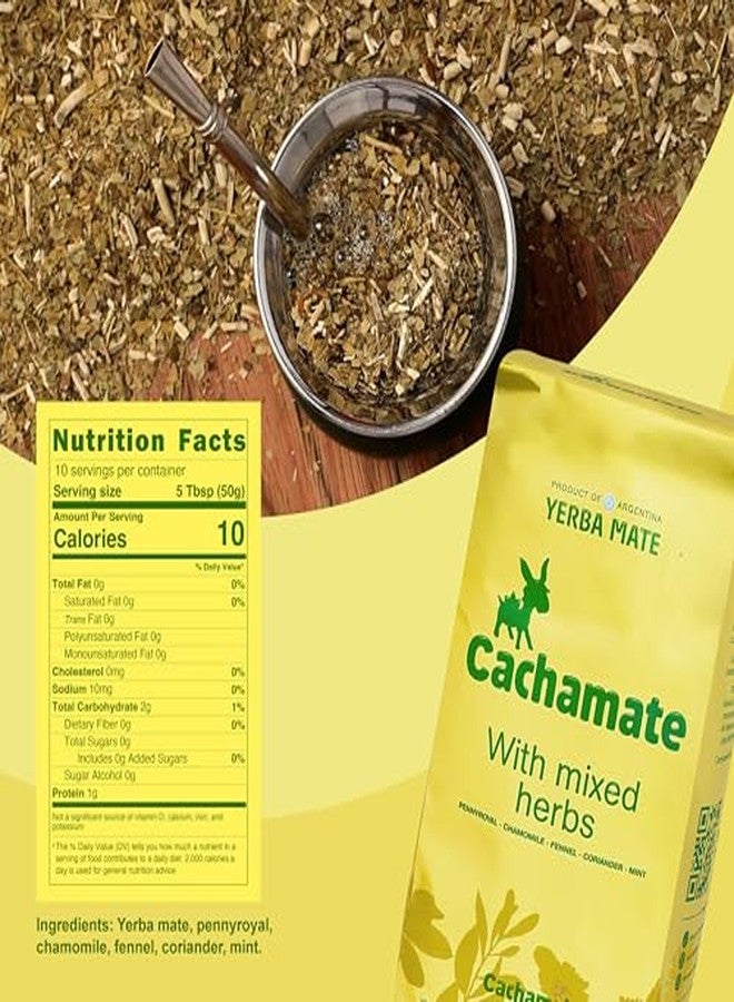 CACHAMATE Yerba Mate con Mezcla de Hierbas 500 gr. - 2 Pack / Yerba Mate Tea with Herbal Blend 1.1 lbs. - 2 Pack - Image 3