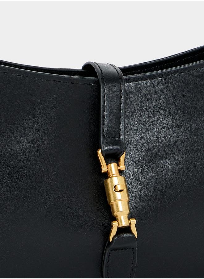 Styli Buckle Shoulder Bag with Adjustable Strap  - Image 3