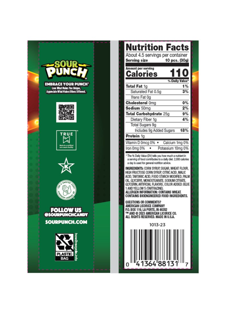Sour Punch Pickle Roulette Bites 140g - Image 2
