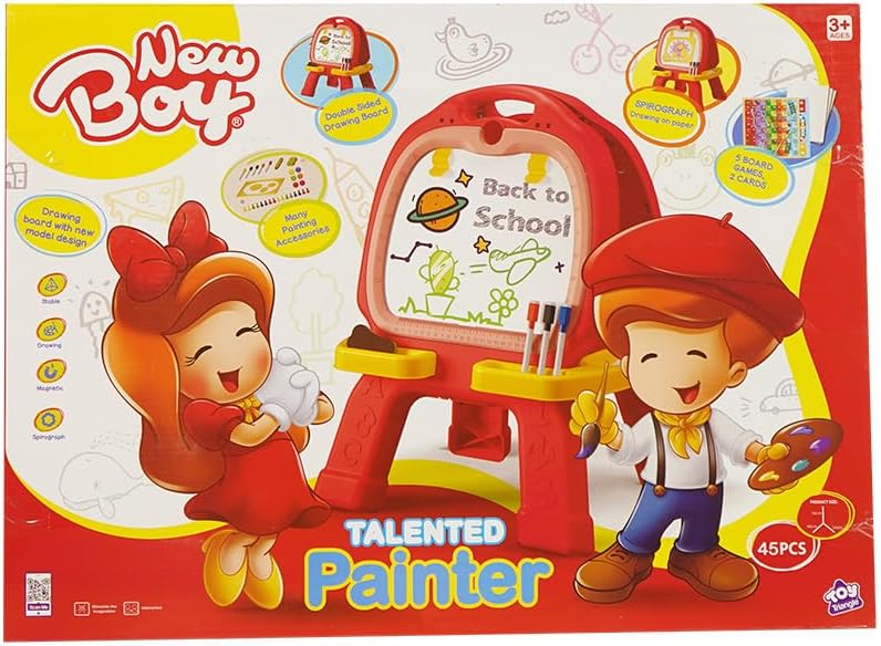 نيو بوي تالينتيد باينتير ريد  دووبليسيديد دراوينج بوارد ويته ماجنيتيك سورفاكي  ياسيل  اككيسسورييس ينكلودينج سبيروجرابه ياسيسويتكه سورفاكيس يديال فور كيدس كرياتيفي ليارنينج