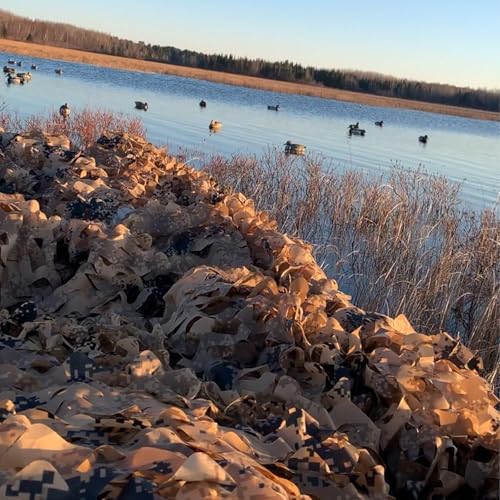 LOOGU Camo Netting, Camouflage Net Blinds Great for Sunshade Camping Shooting Hunting - Image 4