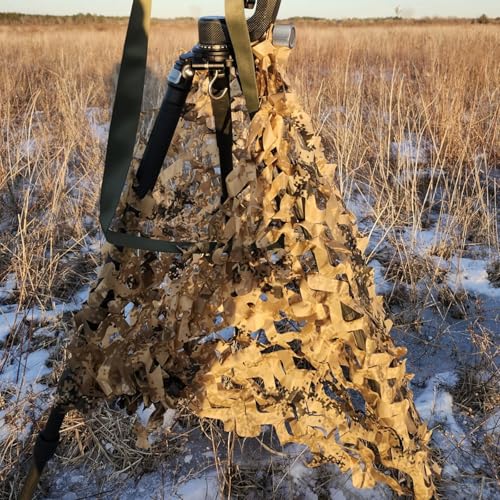 LOOGU Camo Netting, Camouflage Net Blinds Great for Sunshade Camping Shooting Hunting - Image 5