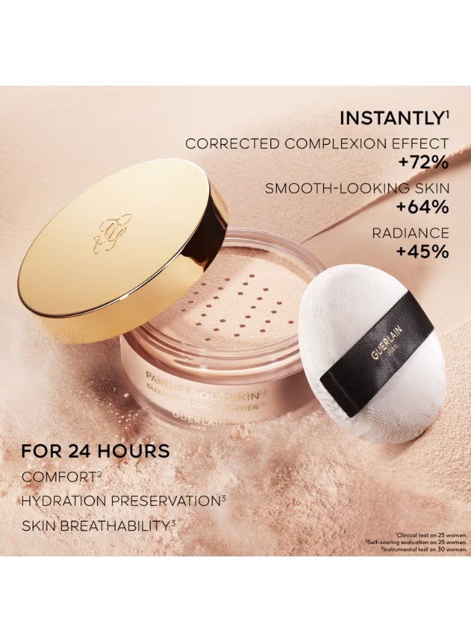 غيرلان بودرة جيرلان بارور جولد سكين دايموند ميكرو-باودر. بودرة سائبة ميكرو-بيرفيكشن، شفافية وإشراقة ٠١ شفافة. - Image 4