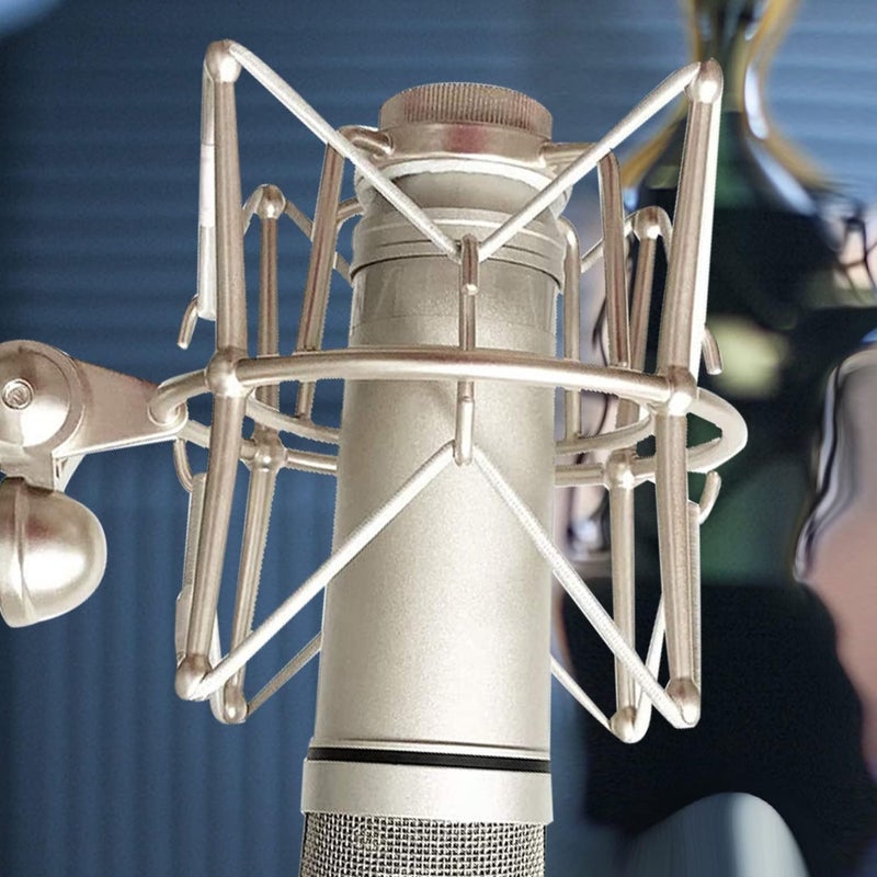 boseen Universal Elastic Bands Replacement, Anti-Aging Rubber Ring for Microphone Shock Mount Holder Clamp Clip, Set of 4 (Gray) - Image 5