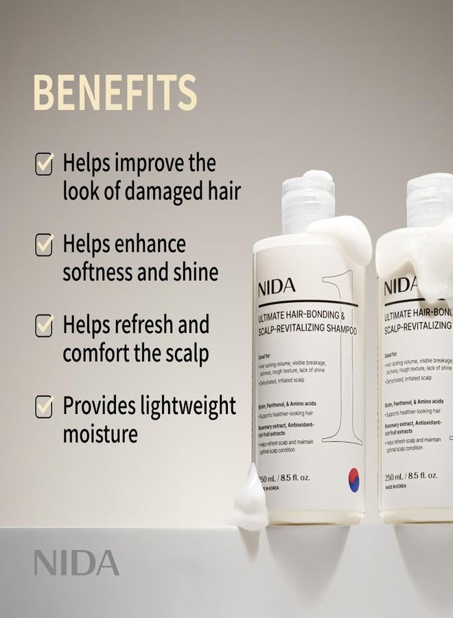 NIDA Ultimate Hair-Bonding & Scalp-Revitalizing Shampoo | Leaves Hair Feeling Soft, Strengthens & Nourishes All Hair Types | 8.5 fl. oz., 250ml - Image 3