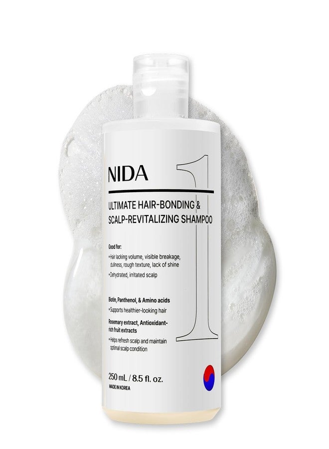 NIDA Ultimate Hair-Bonding & Scalp-Revitalizing Shampoo | Leaves Hair Feeling Soft, Strengthens & Nourishes All Hair Types | 8.5 fl. oz., 250ml - Image 1