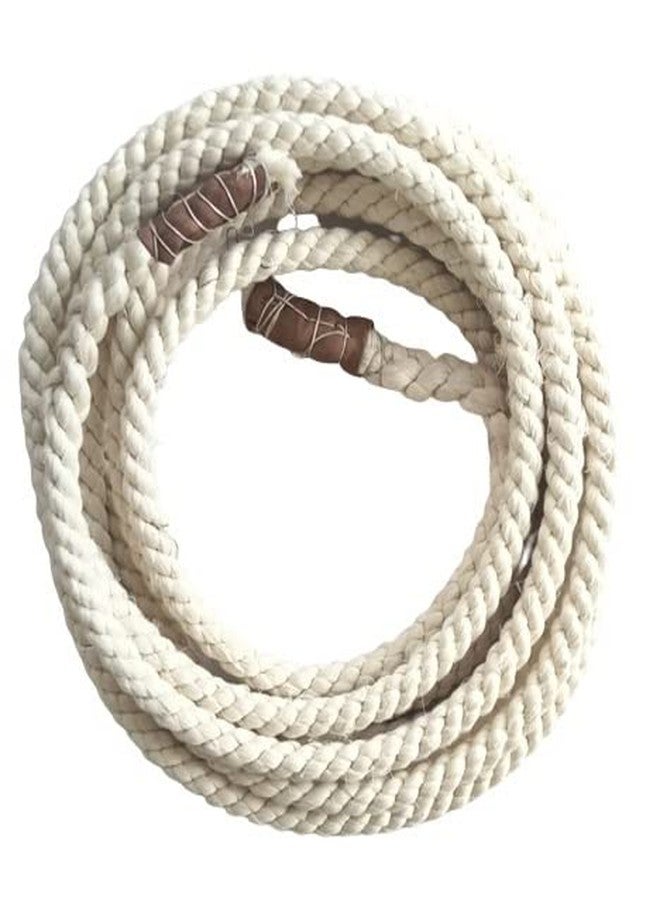 Kshama Casting Rope for Animal Restraint | 25 Ft Heavy Duty Cow Rope | Strong Natural Rope for Buffalo, Bull, and Cattle Handling | 25MM Thick (1 Pc) - Image 4