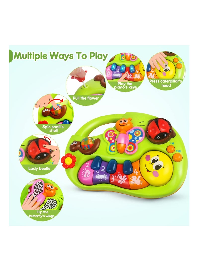 Y&D Baby Piano Toys Musical Toys, for 6 to 12 Months Toddler Music Light Up Infant Educational Sensory Toy Babies 3-6 Early Learning baby Game  - Image 3