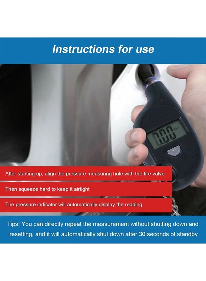 Umiwin LCD Digital Tire Pressure Gauge - Image 5