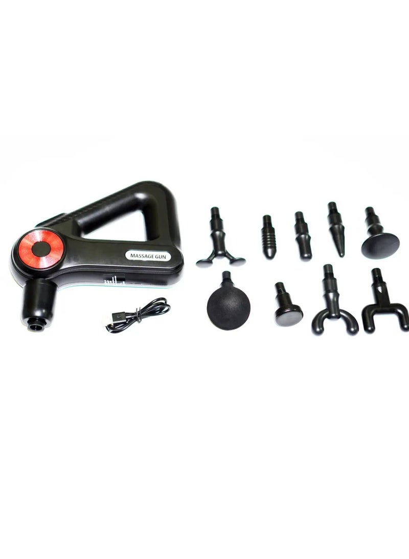 Massage Gun With 12 Massage Heads Multifunctional Muscle Massager - Image 2