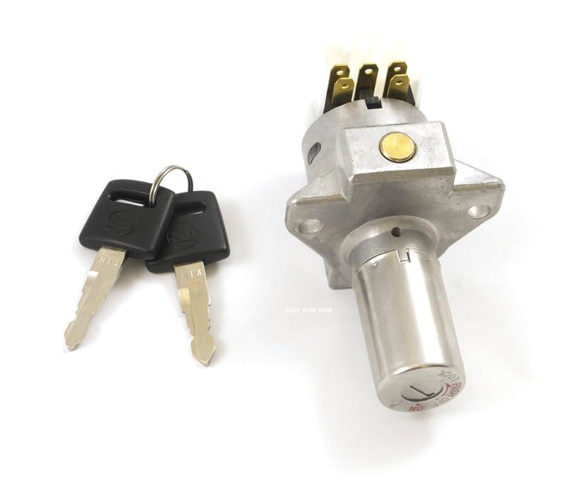 Ignition Switch & Fork Lock Assembly 35100-377-003 Compatible with Honda CB400F CB550 CB650 CB750 CB900 CBX GL1000