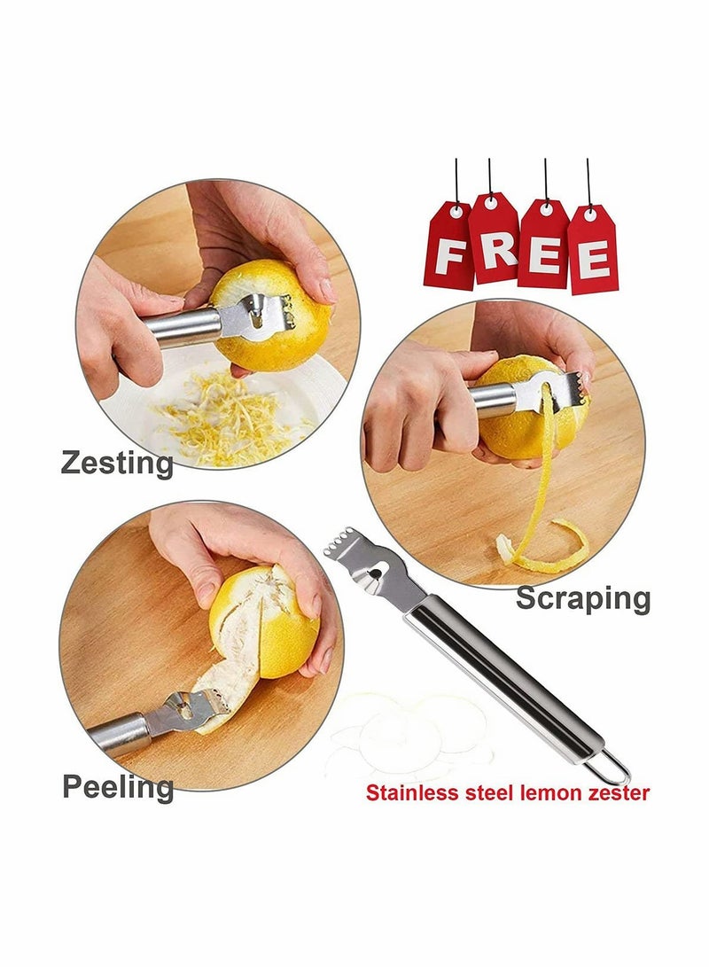 KASTWAVE Lemon Squeezer Hand Manual, Lime Hand Juice Lemon Squeezers Press Citrus Press Juicers Squeezer, Premium Quality Metal Lime Fruit Squeezer, Manual Citrus Press Juicer - Image 4