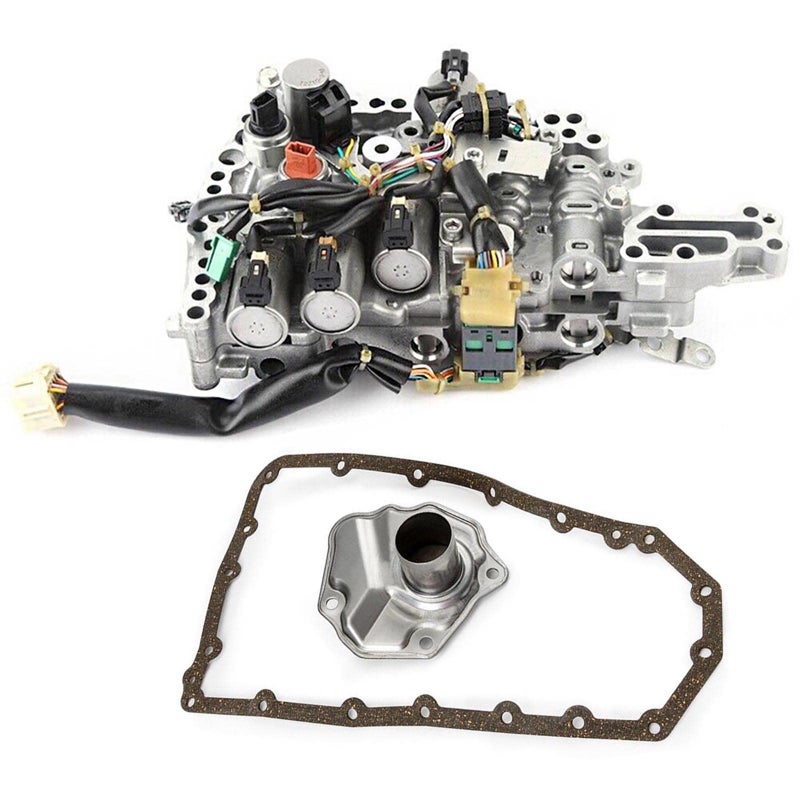cycwer JF017E CVT Transmission Valve Body With Filter Gasket Kit RE0F10E Fits for Qx60 Latitude Altima Elgrand XTrail Maxima Refurbished Parts