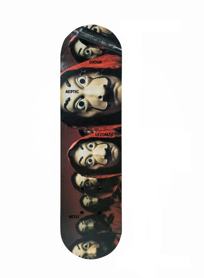 EYESIGN Skateboard 24"x 6" Double Kick Concave Complete Skate Board 9 Layer Plywood Deck Standard Skateboards for Kids Boys Girls Beginners Teens Adult- (Joker Print) - Image 4
