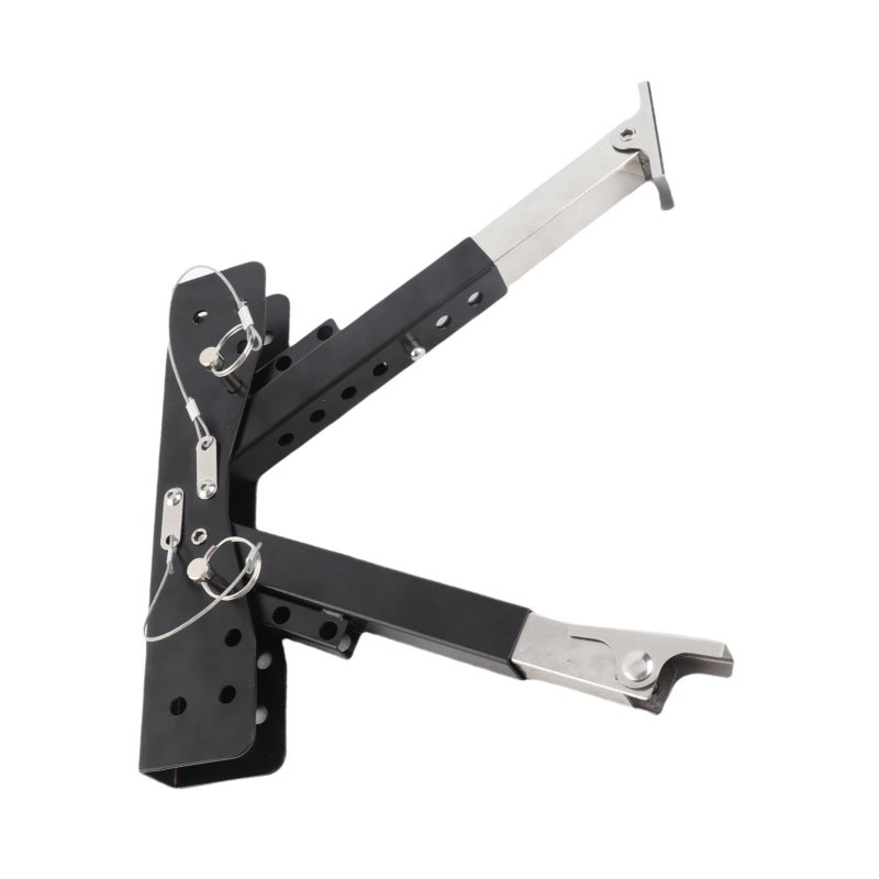 RV Step Stabilizer Stainless Steel Adjustable Folding Support Legs - Rustproof Non-Slip Base for 5th Wheel Travel Trailer RV - Image 4