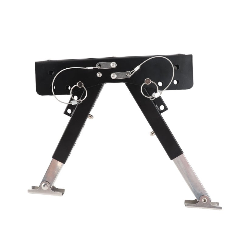 RV Step Stabilizer Stainless Steel Adjustable Folding Support Legs - Rustproof Non-Slip Base for 5th Wheel Travel Trailer RV - Image 1