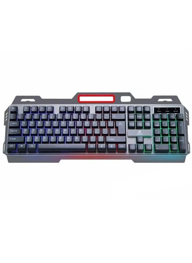 JEQANG - Mechanical Feel Keyboard and Optical Gaming Mouse Set – High-Performance Gaming Bundle – Responsive Mechanical Keyboard with Customizable RGB Backlighting + Precision Optical Gaming Mouse for Ultimate Control and Comfort – Ideal for Gamers and Professionals - Image 1