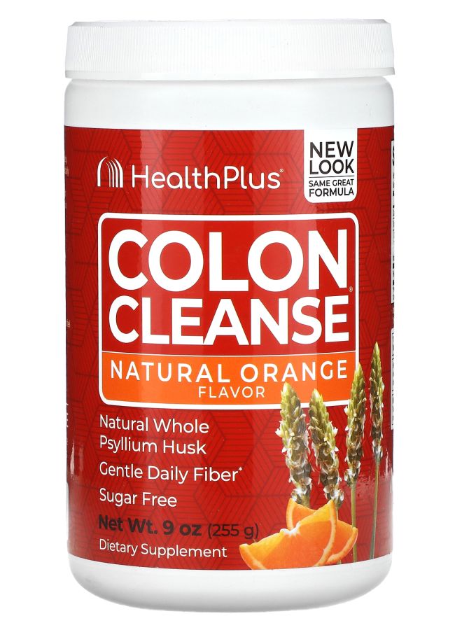 Health Plus تنظيف القولون الطبيعي بالبرتقال 9 أونصة (255 جرام) - Image 1