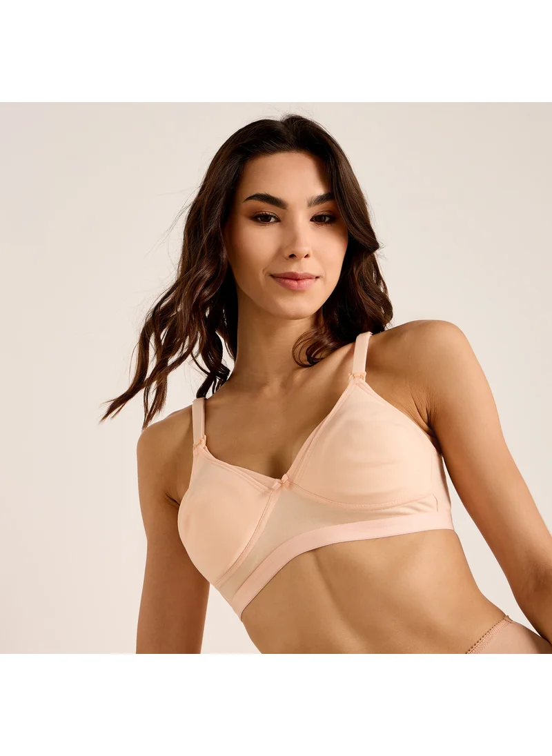 FAV Bow Detail Nursing Bra with Adjustable Straps