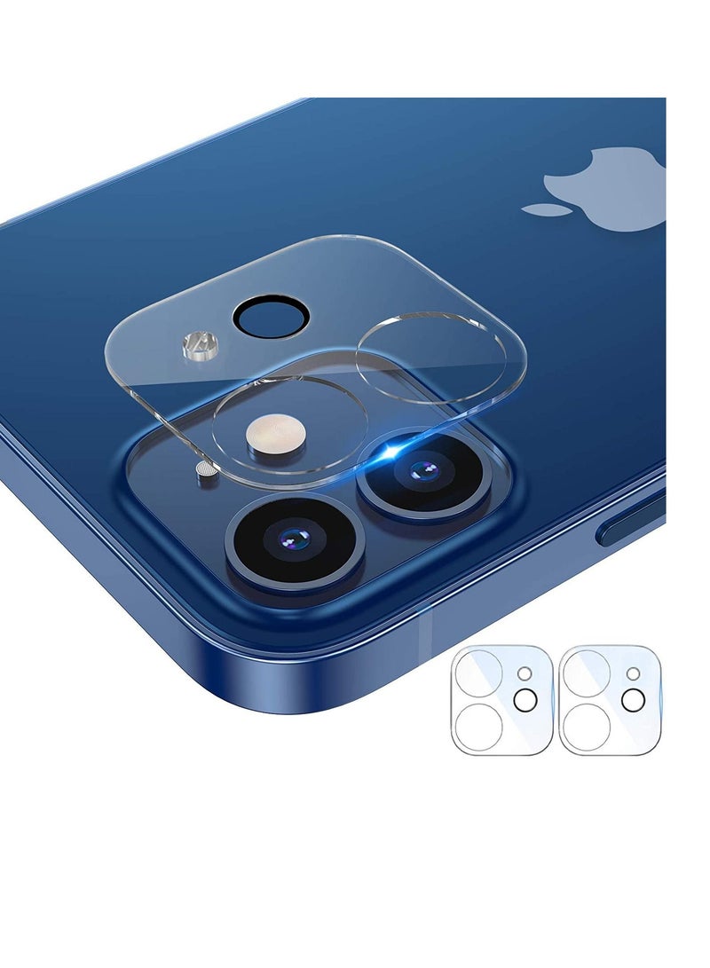 Phone Planet Camera Screen Protector Compatible with iPhone 12 6.1 inch, Tempered Glass Camera Lens Protector, HD Clear, Full Edge to Edge Cover, Case Friendly - Image 1