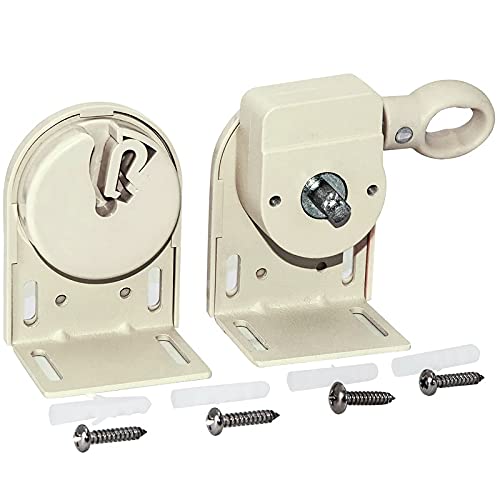 Lihopefe Universal Replacement Installation Accessories for Indoor/Outdoor Sunshade and Roller Blinds(Crodless Bracket) - Image 1