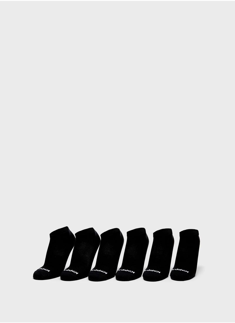 Kappa - 6 Pack Sart Ankle Logo Socks - Image 1