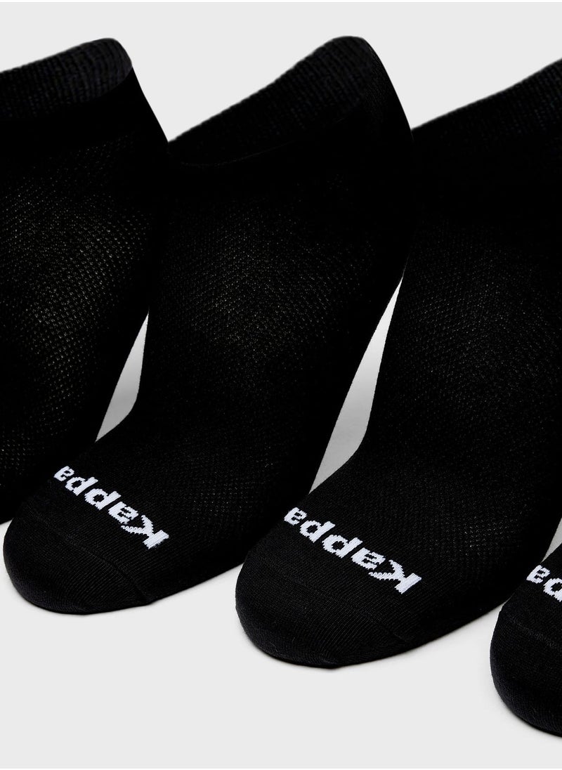 Kappa - 6 Pack Sart Ankle Logo Socks - Image 1