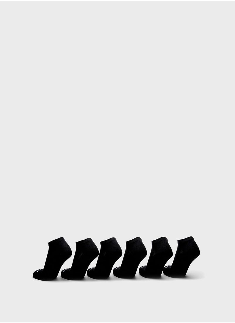 Kappa - 6 Pack Sart Ankle Logo Socks - Image 1