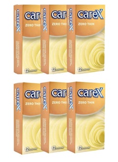 careX Pack Of 6 Boxes Zero Thin Condoms  - Image 1