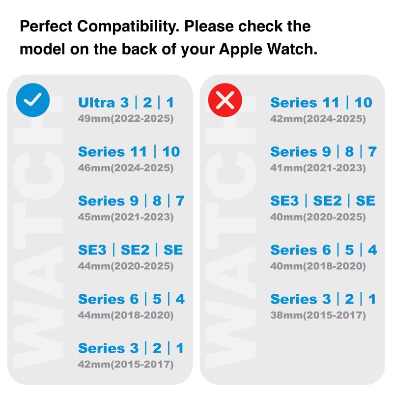 STG Sport Watch Band Compatible with Apple Watch Band 38mm 40mm 41mm 42mm 44mm 45mm, Soft Silicone Replacement Sport Strap Compatible for iWatch SE Series 7/6/5/4/3/2/1 (42mm/44mm/45mm, Clover) - Image 2