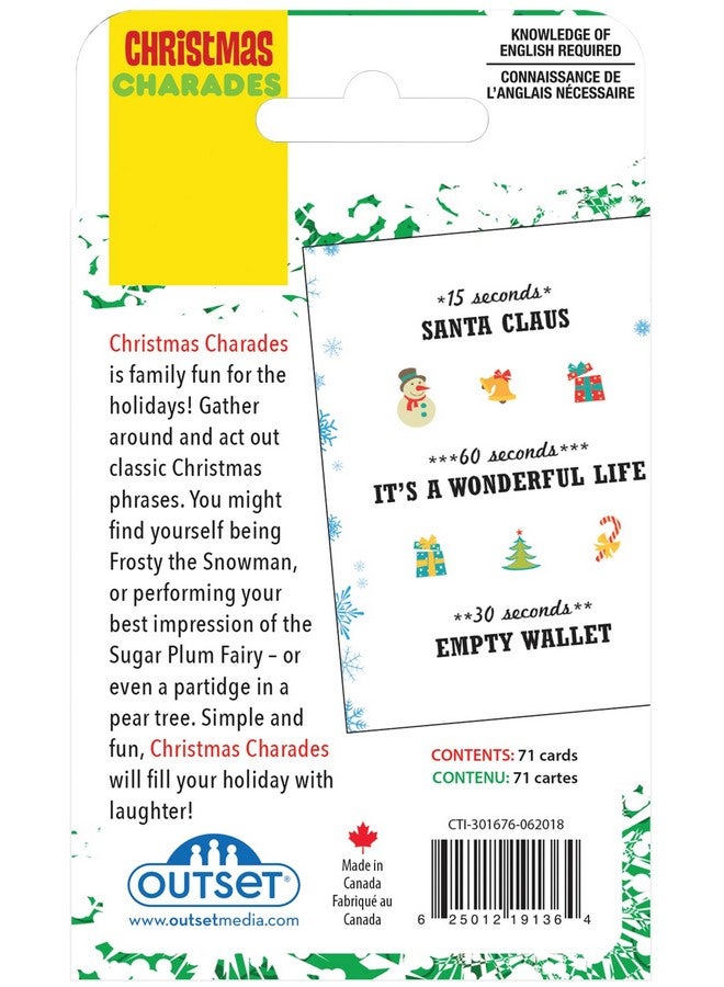 Outset Media - Christmas Charades Card Game - Contains 210 Charades 4 or More Players for Ages 8 and up - Image 4