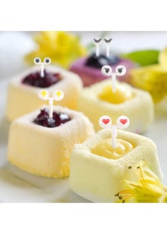 ORiTi 46 Pcs Cute Fork For Kids Food Fruit Bento Box Decoration Fork Cake Small Fork Party Supplies  - Image 3