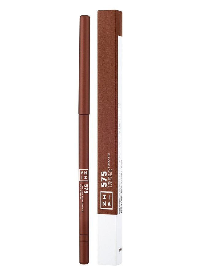 3INA The 24H Automatic Eye Pencil - Highly Pigmented Eyeliner Pencil - 24-Hour Wear Eye Makeup - Retractable with Built-In Sharpener - 575-0.011 oz - Image 3
