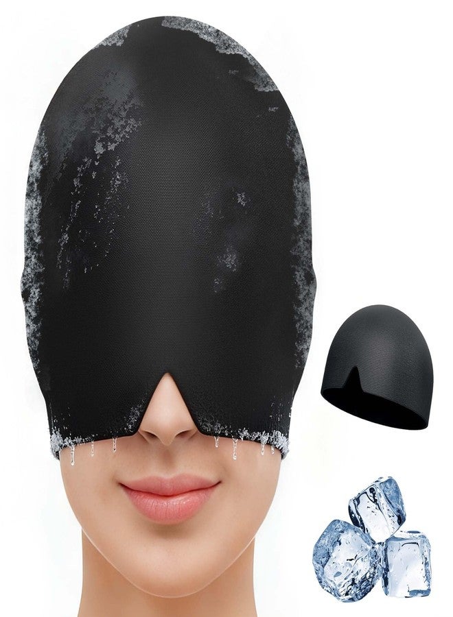 LeArex Migraine Relief Cap,30% Thicker Headache Relief Cap 2X Cooling Gel ice Pack for Head for Migraine,Hangover,Facial Pain Gifts for Women Men - Image 1