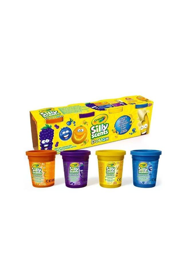 Crayola Egl Crayola Silly Scents 4oz Scent Dough - 4pcs In