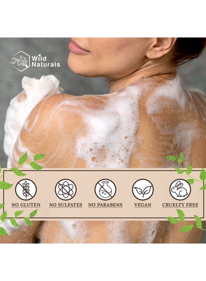 Wild Naturals Moisturizing Body Wash for Dry Skin With Vitamin E - Unscented Body Wash with Manuka Honey Plus Aloe Vera As First Ingredient, Shower Gel Body Wash for Women and Men, For All Skin Types To Get Relief - Image 5