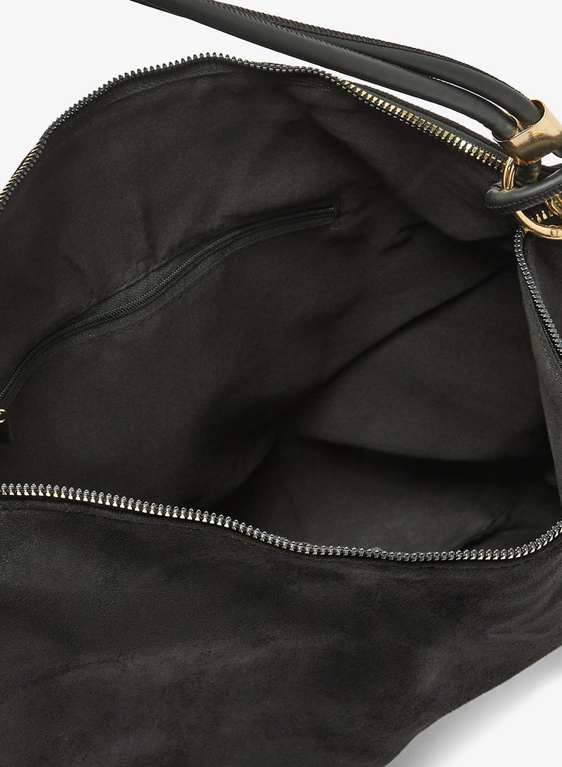 ELLA Classic Suede Slouch Tote Bag - Image 5