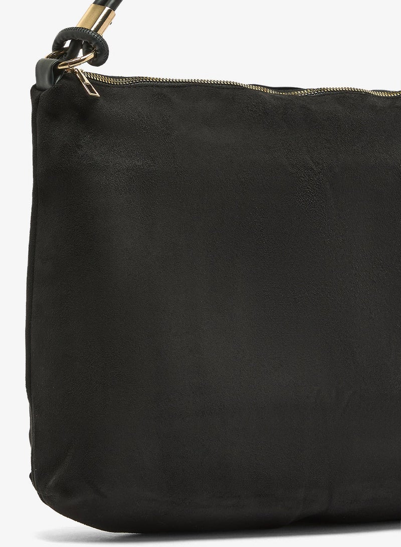 ELLA Classic Suede Slouch Tote Bag - Image 4