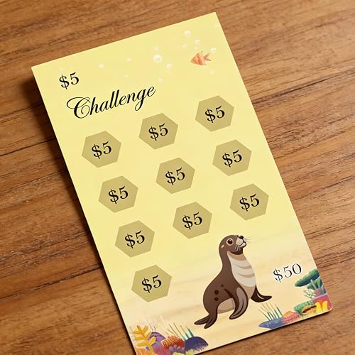 SMARSTICKER 32 Pcs Savings Challenge Trackers Money Saving Wallet Budget Savings Cards for Cash Envelope - 5.9 x 3.4 Inch Money Organizer Book Budgets Savings Challenges Planner - Image 3