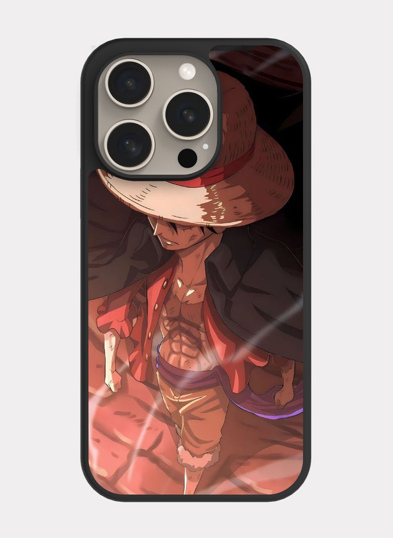 PXLAAT iPhone 15 Pro case cover One Piece Luffy - Image 1