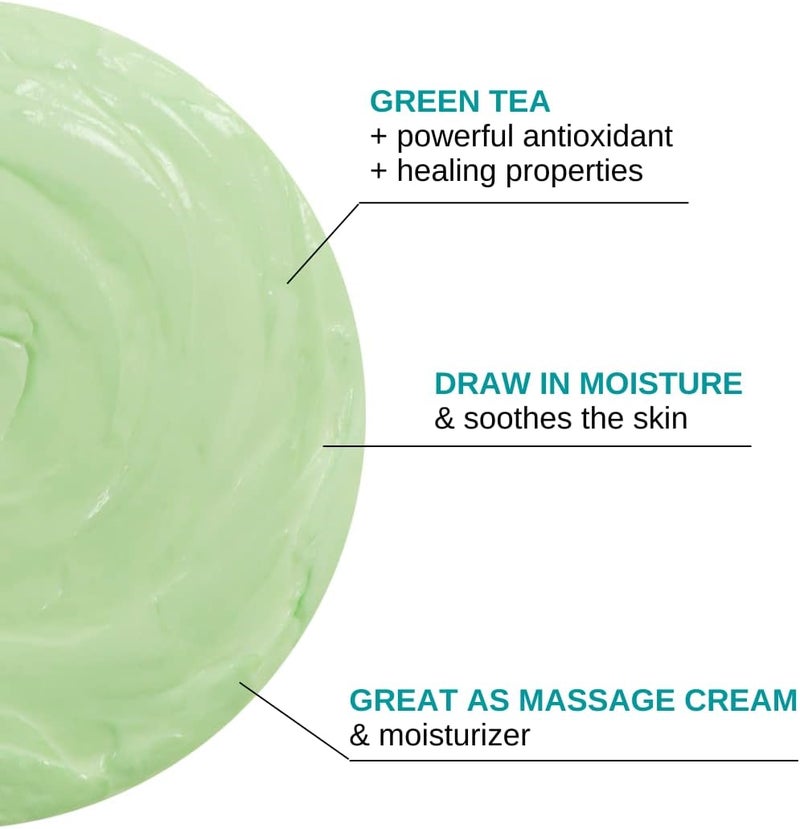 BODIPURE Green Tea Massage Cream  Rich in Antioxidants to Rejuvenate Dry Skin  Skin Moisturizing and Relaxing Sore Muscles 846 Ounce - Image 4