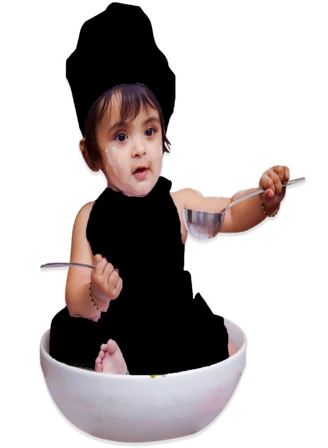 HIBA Baby Boy's and Baby Girl's masterchef apron for photoshoot blue colour - Image 3