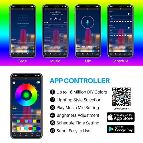 CT CAPETRONIX Underglow Kit for Car, Car Led Underglow Lights for Trucks with App and Remote Control, 16 Million RGB Colors, 29 Preset Modes, Music & DIY Mode, Under Car Led Lights Exterior for SUVs, Trucks, DV 12V - Image 3